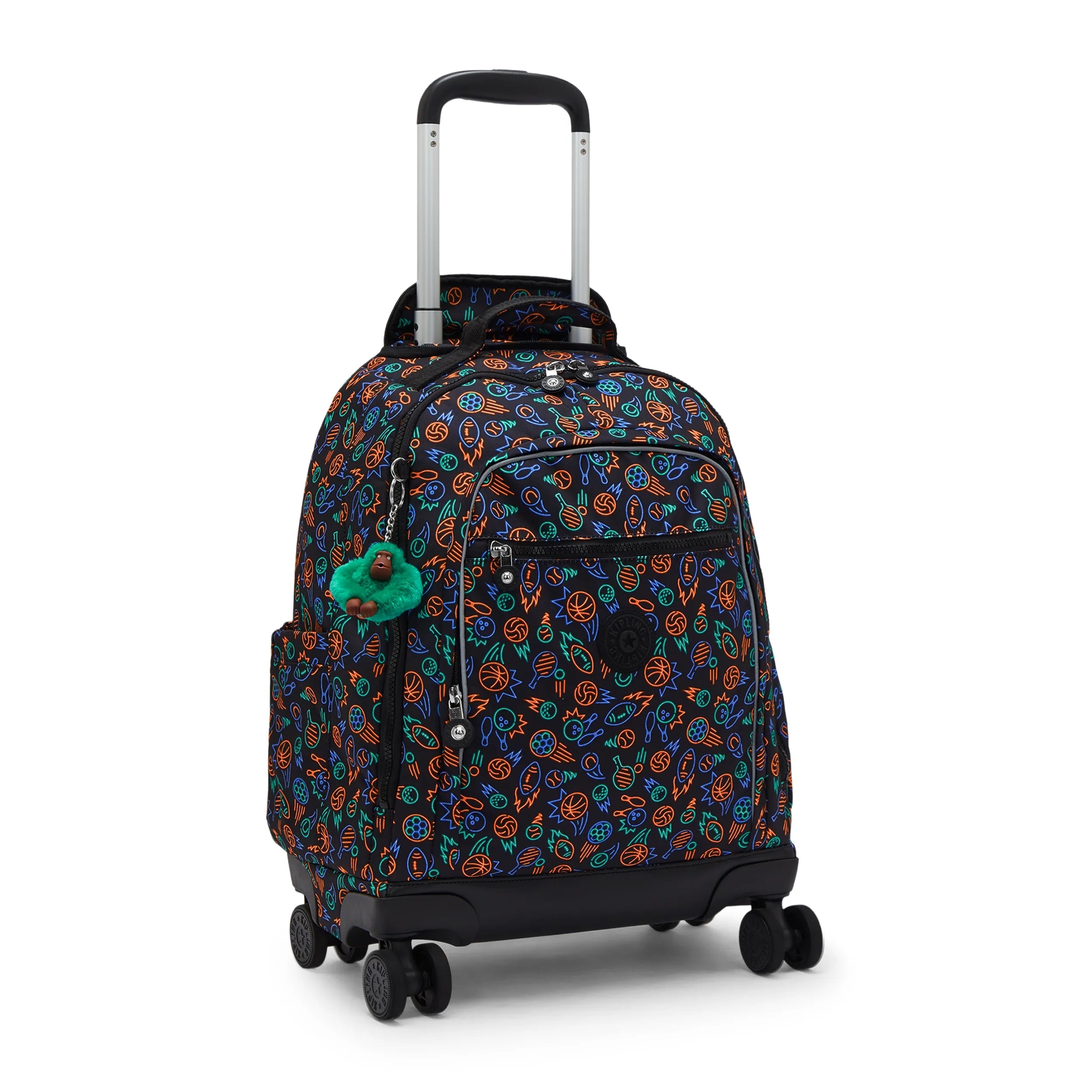 New Zea Printed 15 Laptop Rolling Backpack - Image 5