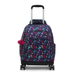 New Zea Printed 15 Laptop Rolling Backpack
