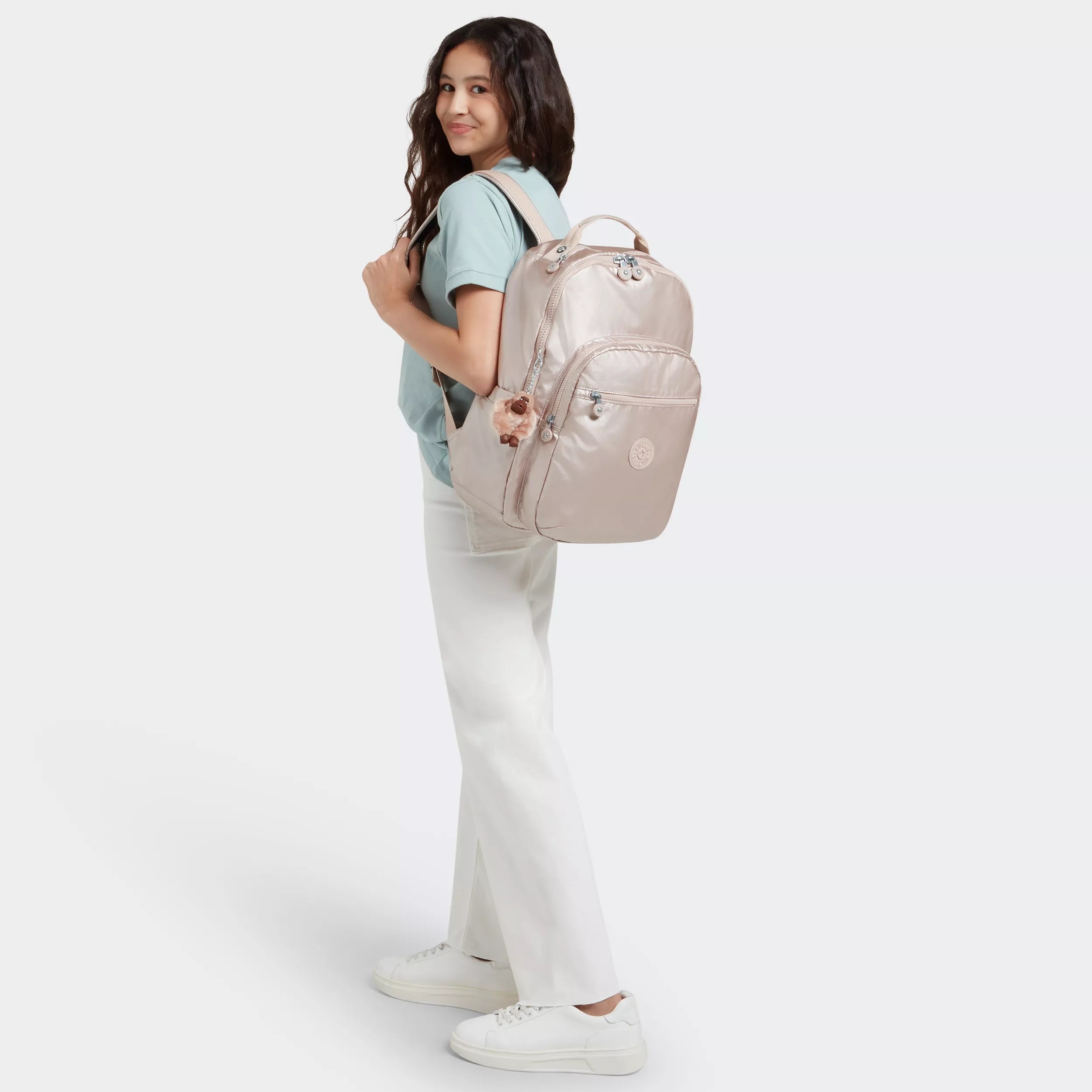 Seoul Large Metallic 15 Laptop Backpack - Image 6