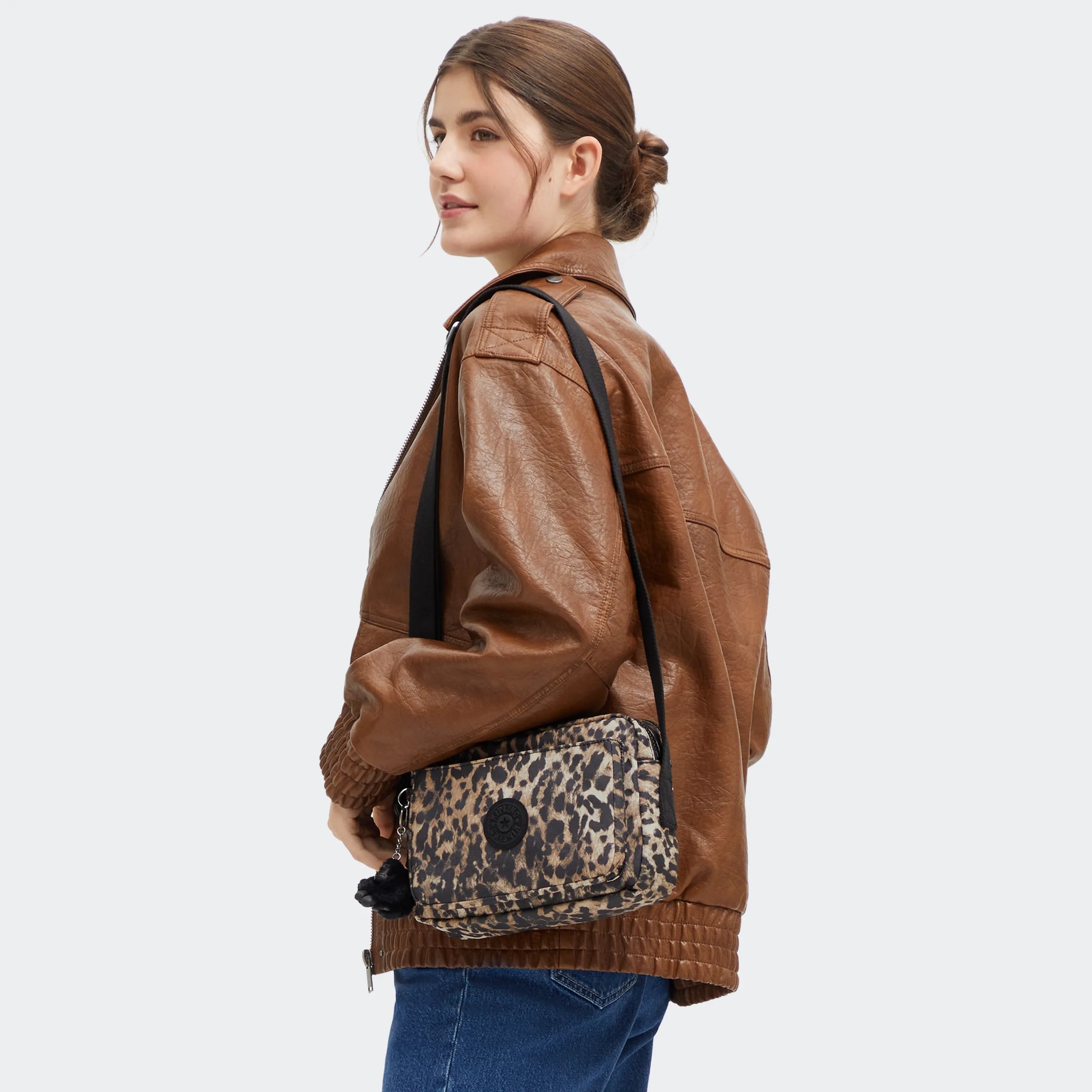Abanu Medium Printed Crossbody Bag - Image 2