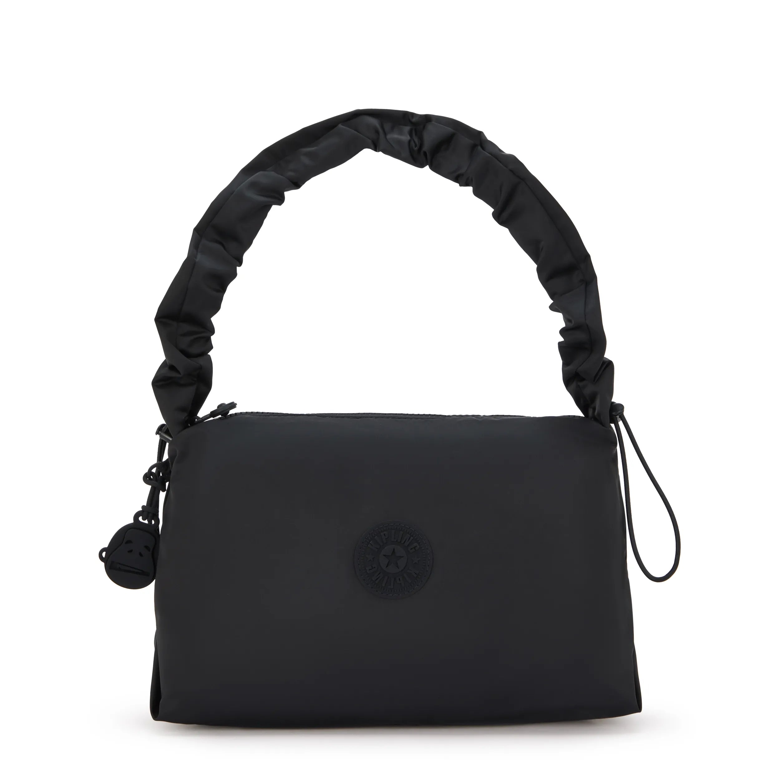 Eleni Medium Smooth Satin Shoulder Bag