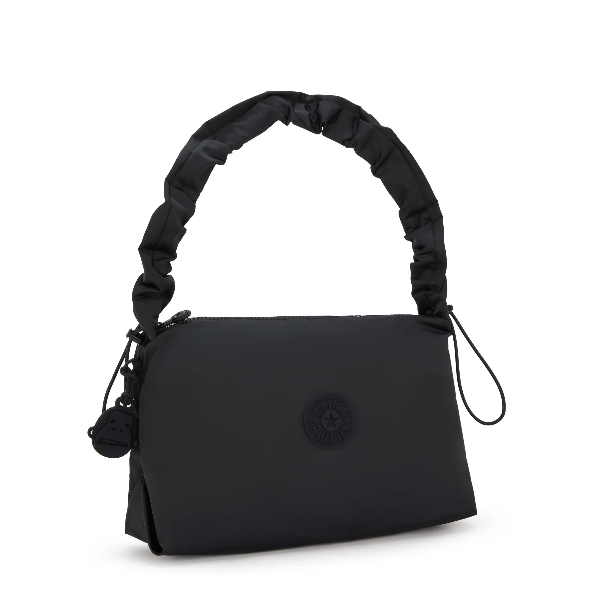 Eleni Medium Smooth Satin Shoulder Bag - Image 5