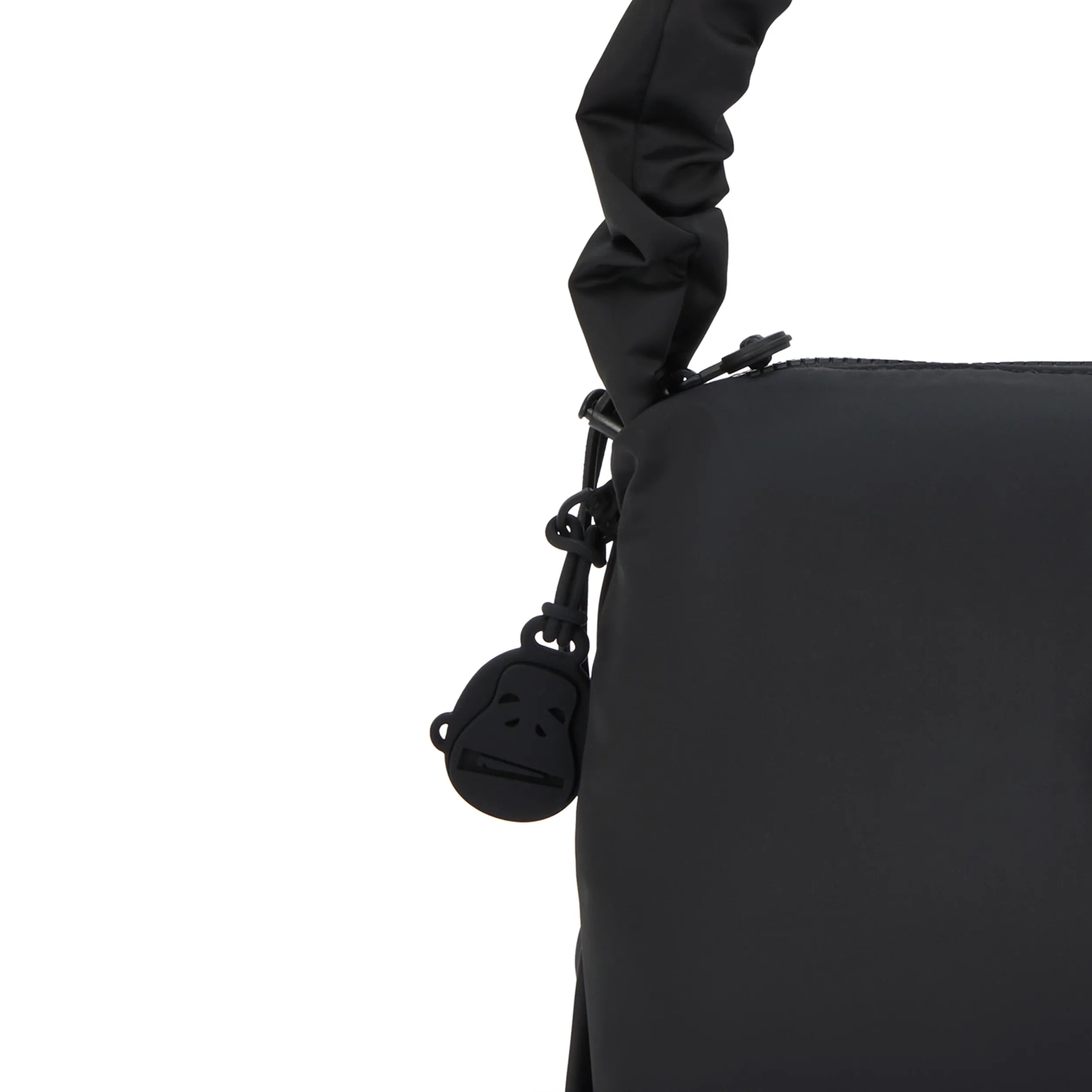 Eleni Medium Smooth Satin Shoulder Bag - Image 6