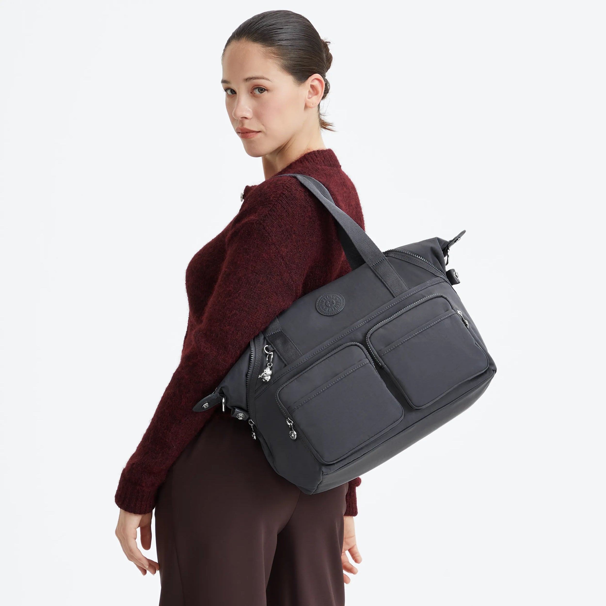 New Art Duo Pocket Tote Bag - Image 2