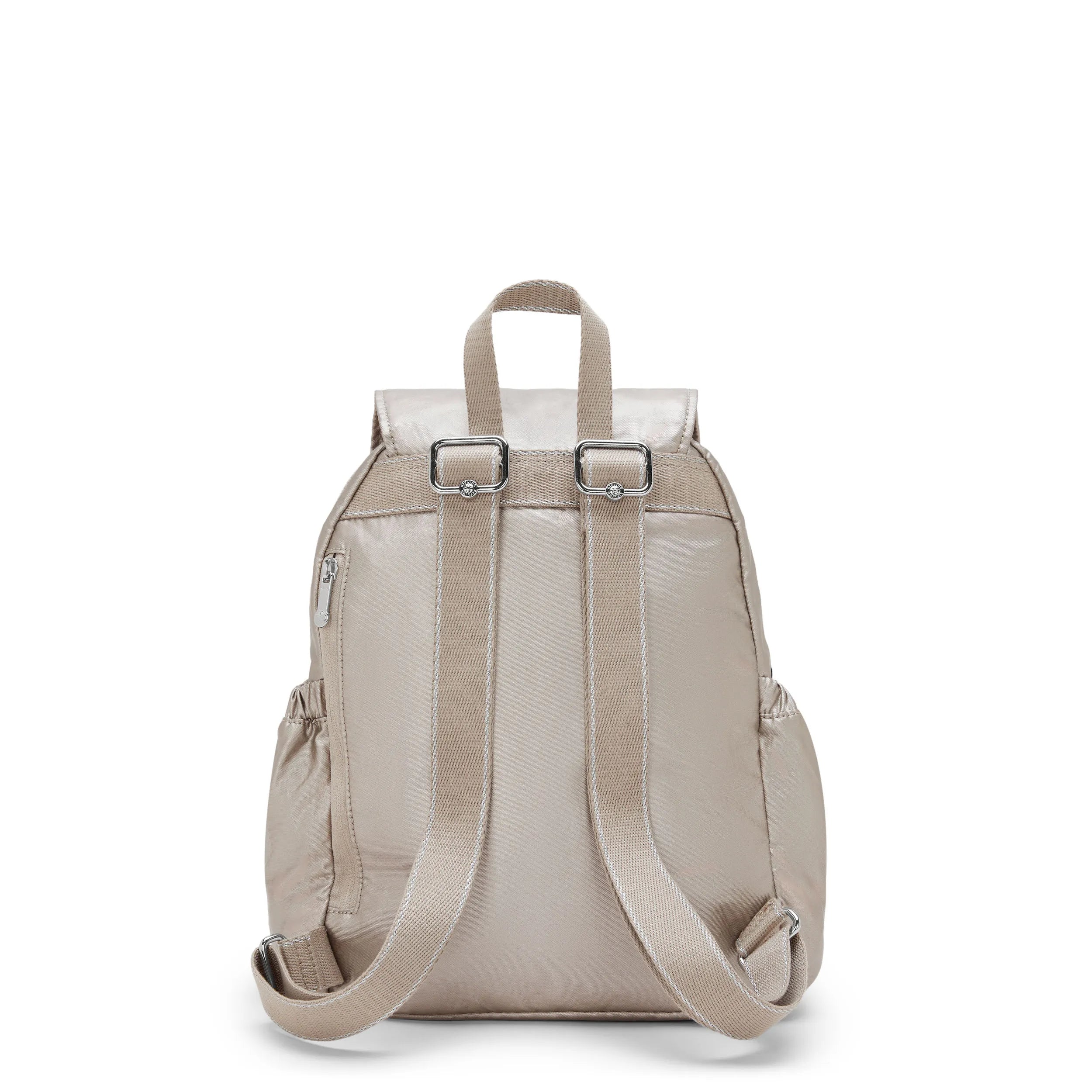 City Pocket Small Metallic Backpack - Image 2